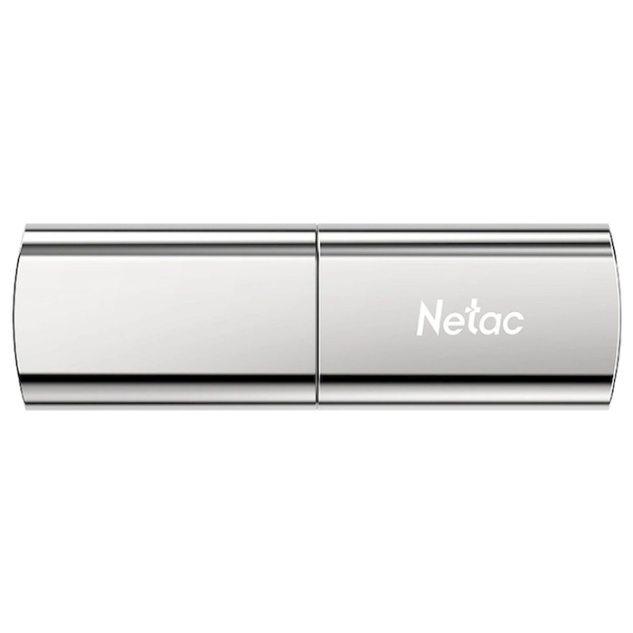 Флешка Netac 1000GB US2 NT03US2N-001T-32SL USB3.1 черный/серебристый - Фото 1