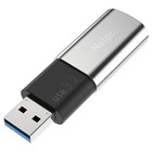 Фшлека Netac 128GB US2 NT03US2N-128G-32SL USB3.1 черный/серебристый - фото 51657991