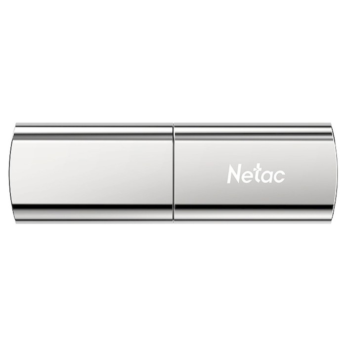 Фшлека Netac 128GB US2 NT03US2N-128G-32SL USB3.1 черный/серебристый - фото 51657995