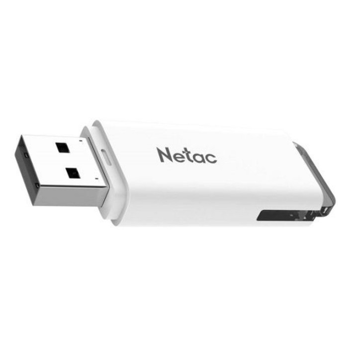 Флешка Netac 64GB U185 NT03U185N-064G-30WH USB3.0 белый - фото 51673831