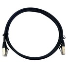 Патч-корд Buro STP 4 пары cat7 CCA molded 1.5м черный RJ-45 (m)-RJ-45 (m) - фото 51658024