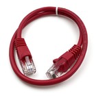 Патч-корд Buro UTP-5E-0.5M-R UTP 4 пары cat5E CCA molded 0.5м красный RJ-45 (m)-RJ-45 (m) - фото 51658039