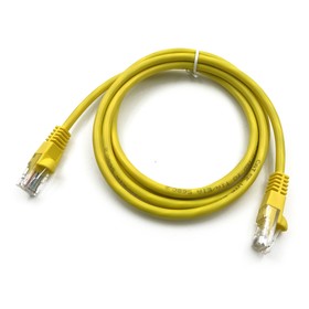 Патч-корд Buro UTP 4 пары cat5E CCA molded 1.5м желтый RJ-45 (m)-RJ-45 (m)