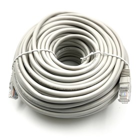 Патч-корд Buro UTP 4 пары cat5E CCA molded 30м серый RJ-45 (m)-RJ-45 (m)