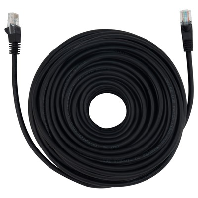 Патч-корд Buro UTP, 4 пары, Cat5E CCA, 30 м, чёрный, RJ-45 (m)–RJ-45 (m), 1 шт.