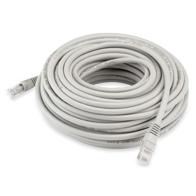 Патч-корд Buro UTP 4 пары cat6 CCA molded 20м серый RJ-45 (m)-RJ-45 (m)