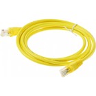 Патч-корд cat5E molded 2м желтый RJ-45 (m)-RJ-45 (m) - фото 51658171