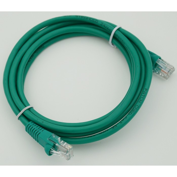 Патч-корд cat5E molded 2м зеленый RJ-45 (m)-RJ-45 (m)