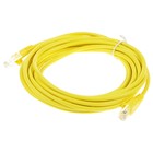 Патч-корд cat5E molded 5м желтый RJ-45 (m)-RJ-45 (m) - фото 51658181