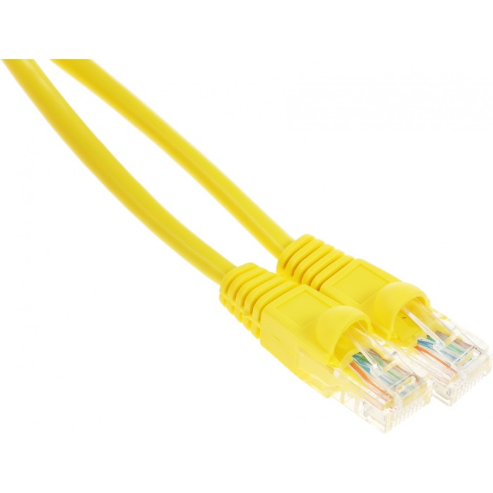 Патч-корд cat5E molded 5м желтый RJ-45 (m)-RJ-45 (m) - фото 51658182