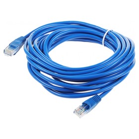 Патч-корд cat5E molded 5м синий RJ-45 (m)-RJ-45 (m) (упак.:1шт)