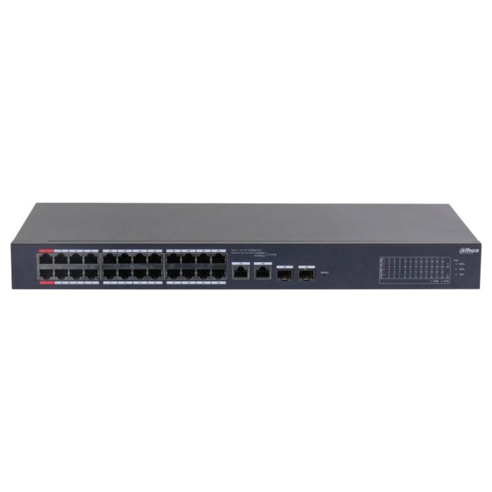 Коммутатор Dahua DH-CS4226-24ET-240 24x100Мбит/с 2x1Гбит/с 2xКомбо(1000BASE-T/SFP) управляе   107751 - фото 51658208