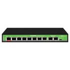 Коммутатор Digma DSP208F-2F-T120, V1 (L2), 10×100 Мбит/с, 8PoE, 8PoE+, 120 Вт, неуправляемый - Фото 1