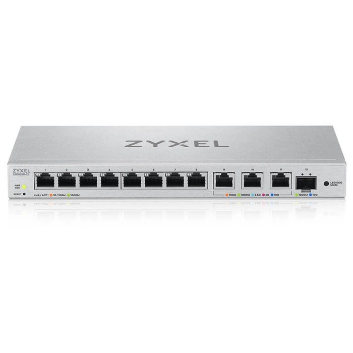 Коммутатор Zyxel XGS1250-12-ZZ0102F (L2) 8x1Гбит/с 3x10Гбит/с 1SFP+ управляемый - фото 51658239