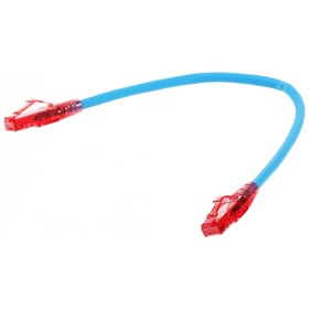 Патч-корд Hyperline PC-LPM-UTP-RJ45-RJ45-C5e-0.3M-LSZH-BL PC-LPM-UTP-RJ45-RJ45-C5E-0.3M UTP   107751