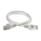 Патч-корд ITK PC01-C5EF-1M5 FTP RJ-45 вил.-вилка RJ-45 кат.5E 1.5м серый ПВХ (уп.:1шт) - фото 51658339