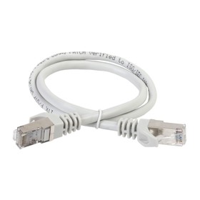 Патч-корд ITK PC01-C5EF-1M5 FTP RJ-45 вил.-вилка RJ-45 кат.5E 1.5м серый ПВХ (уп.:1шт)