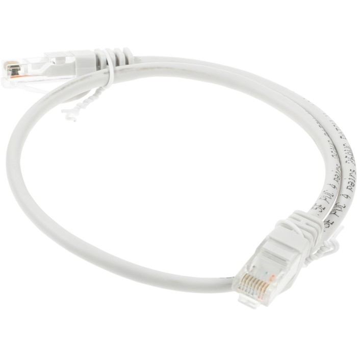 Патч-корд ITK PC01-C5EU-05M-G UTP RJ-45 вил.-вилка RJ-45 кат.5E 0.5м серый ПВХ (уп.:1шт)