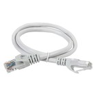 Патч-корд ITK PC01-C5EU-1M5 UTP RJ-45 вил.-вилка RJ-45 кат.5E 1.5м серый ПВХ (уп.:1шт) - фото 51658344