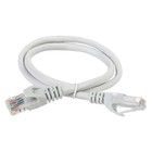 Патч-корд ITK PC01-C5EU-3M UTP RJ-45 вил.-вилка RJ-45 кат.5E 3м серый ПВХ (уп.:1шт) - фото 51658346