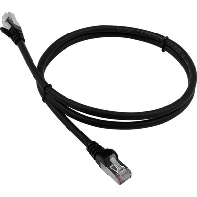 Патч-корд Lanmaster LAN-PC45/S6-3.0-BK FTP RJ-45 вил.-вилка RJ-45 кат.6 3м черный LSZH (уп.   107752