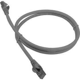 Патч-корд Lanmaster LAN-PC45/S6A-1.0-GY FTP RJ-45 вил.-вилка RJ-45 кат.6A 1м серый LSZH (уп   107752