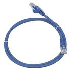 Патч-корд Lanmaster LAN-PC45/U5E-1.0-BL UTP RJ-45 вил.-вилка RJ-45 кат.5E 1м синий LSZH (уп   107752 - фото 51658377