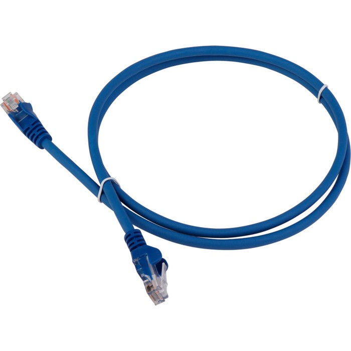 Патч-корд Lanmaster LAN-PC45/U5E-1.0-GN UTP RJ-45 вил.-вилка RJ-45 кат.5E 1м зеленый LSZH (   107752 - Фото 1