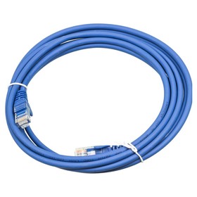 Патч-корд Lanmaster LAN-PC45/U5E-3.0-BL UTP RJ-45 вил.-вилка RJ-45 кат.5E 3м синий LSZH (уп   107752