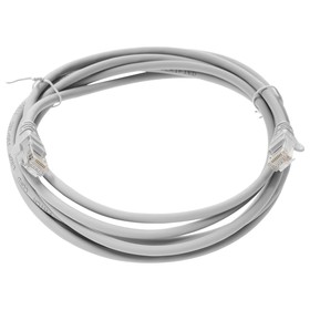 Патч-корд Lanmaster LAN-PC45/U5E-3.0-GY UTP RJ-45 вил.-вилка RJ-45 кат.5E 3м серый LSZH (уп   107752