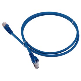 Патч-корд Lanmaster LAN-PC45/U5E-5.0-BL UTP RJ-45 вил.-вилка RJ-45 кат.5E 5м синий LSZH (уп   107752