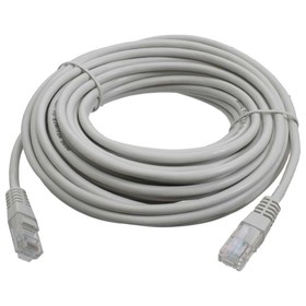 Патч-корд Lanmaster LAN-PC45/U5E-5.0-GY UTP RJ-45 вил.-вилка RJ-45 кат.5E 5м серый LSZH (уп   107752