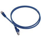 Патч-корд Lanmaster LAN-PC45/U6-2.0-BL UTP RJ-45 вил.-вилка RJ-45 кат.6 2м синий LSZH (уп.:   107752 - фото 51658405