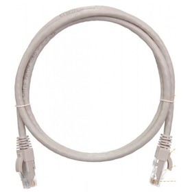 Патч-корд Lanmaster LAN-PC45/U6-2.0-GY UTP RJ-45 вил.-вилка RJ-45 кат.6 2м серый LSZH (уп.:   107752