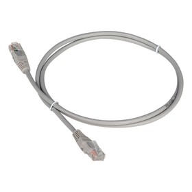 Патч-корд Lanmaster TWT-45-45-0.3-GY UTP RJ-45 вил.-вилка RJ-45 кат.5E 0.3м серый ПВХ (уп.:   107753