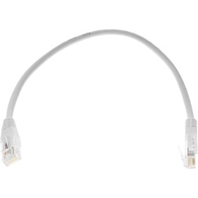 Патч-корд Lanmaster TWT-45-45-0.3-WH UTP RJ-45 вил.-вилка RJ-45 кат.5E 0.3м белый ПВХ (уп.:   107753