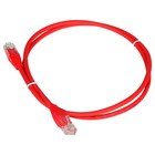 Патч-корд Lanmaster TWT-45-45-1.0-RD UTP RJ-45 вил.-вилка RJ-45 кат.5E 1м красный ПВХ (уп.:   107753 - фото 51658431