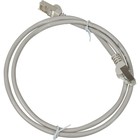 Патч-корд Lanmaster TWT-45-45-1.0/S-GY FTP RJ-45 вил.-вилка RJ-45 кат.5E 1м серый ПВХ (уп.:   107753 - фото 51665905