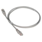 Патч-корд Lanmaster TWT-45-45-1.5-GY UTP RJ-45 вил.-вилка RJ-45 кат.5E 1.5м серый ПВХ (уп.:   107753 - фото 51658435