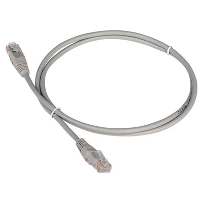 Патч-корд Lanmaster TWT-45-45-1.5-GY UTP RJ-45 вил.-вилка RJ-45 кат.5E 1.5м серый ПВХ (уп.:   107753