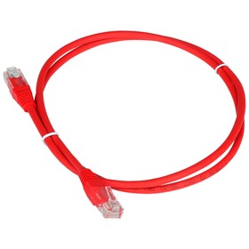 Патч-корд Lanmaster TWT-45-45-2.0-RD UTP RJ-45 вил.-вилка RJ-45 кат.5E 2м красный ПВХ (уп.:   107753