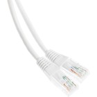 Патч-корд Lanmaster TWT-45-45-3.0-WH UTP RJ-45 вил.-вилка RJ-45 кат.5E 3м белый ПВХ (уп.:1ш   107753 - Фото 2