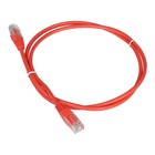 Патч-корд Lanmaster TWT-45-45-5.0-RD UTP RJ-45 вил.-вилка RJ-45 кат.5E 5м красный ПВХ (уп.:   107753 - фото 51658457