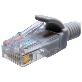 Патч-корд Suprlan 10-0141 UTP RJ-45 вил.-вилка RJ-45 кат.5E 0.5м серый LSZH 24AWG