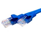 Патч-корд Suprlan 10-0149 UTP RJ-45 вил.-вилка RJ-45 кат.5E 3м синий LSZH 24AWG - фото 51658550