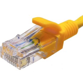 Патч-корд Suprlan 10-0162 UTP RJ-45 вил.-вилка RJ-45 кат.5E 1м желтый LSZH 24AWG