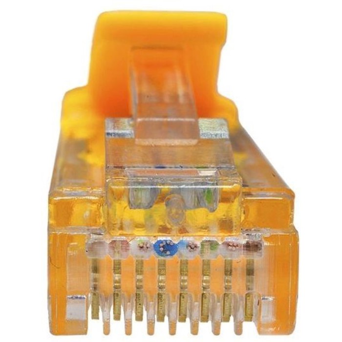 Патч-корд Suprlan 10-0164 UTP RJ-45 вил.-вилка RJ-45 кат.5E 3м желтый LSZH 24AWG - фото 51658569