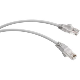 Патч-корд WRline WR-PC-RJ45-UTP-5E-10-GY UTP RJ-45 вил.-вилка RJ-45 кат.5E 10м серый LSZH (   107754