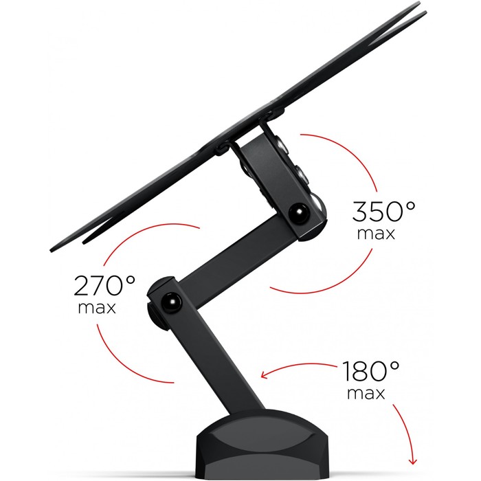 Кронштейн для телевизора Holder LCDS-5038 металлик 20"-37" макс.30кг настенный поворот и на   107755 - фото 51658729