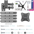 Кронштейн для телевизора Kromax CORBEL-7 черный 22"-65" макс.30кг настенный поворот и накло 107755 - фото 51658751 Кронштейн для телевизора Kromax CORBEL-7 черный 22"-65" макс.30кг настенный поворот и накло 107755 - фото 51658751